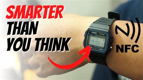 nfc tag watch hack|casio nfc tag mod.